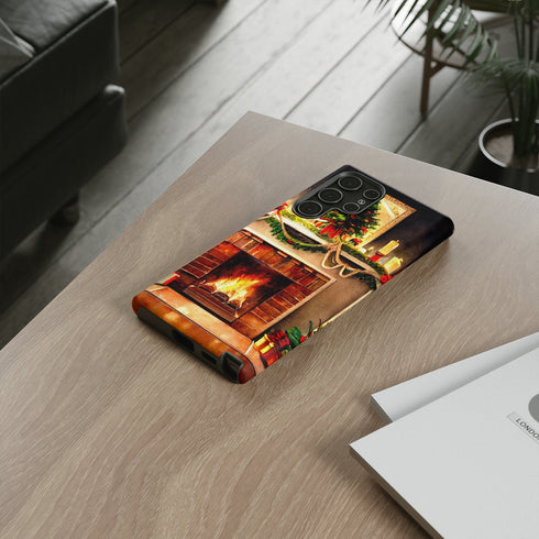 Warm Chirstmas Hearth - Impact Resistant Phone Case